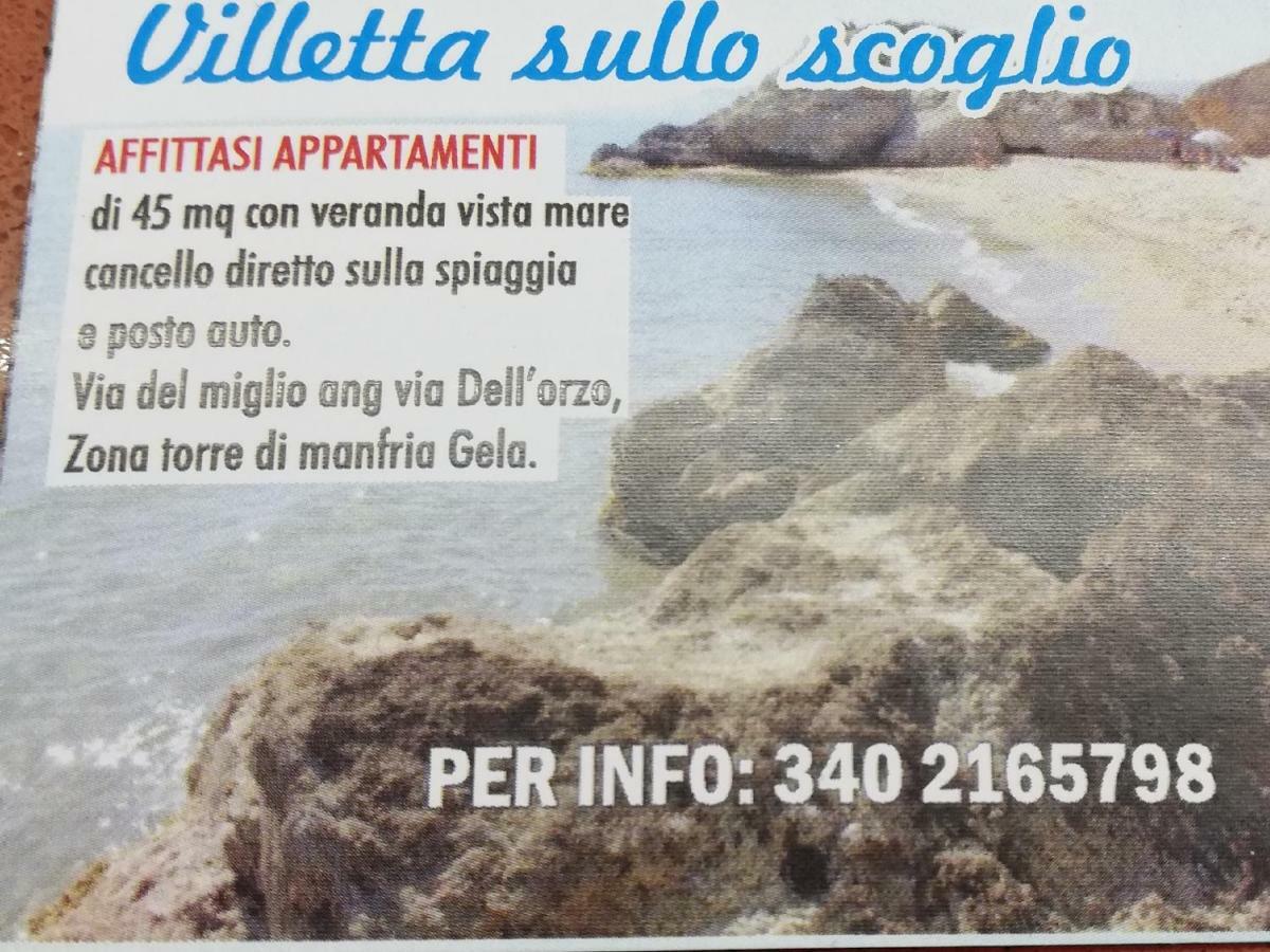 Villetta Sullo Scoglio Gela Buitenkant foto